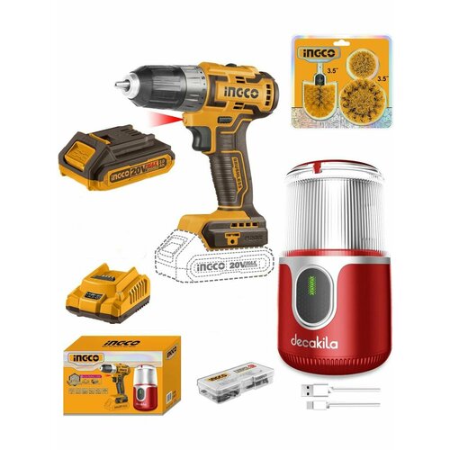 Шуруповерт бесщеточный CDLI20508 кофемолка KMCF022R 1250000₽