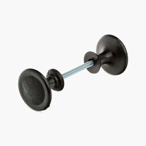 Ручка пластмассовая черная, круглая, 50мм