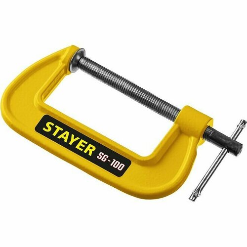 Струбцина чугунная SG-10 STAYER G 100 мм струбцина g образная stayer standart 3215 200 z01