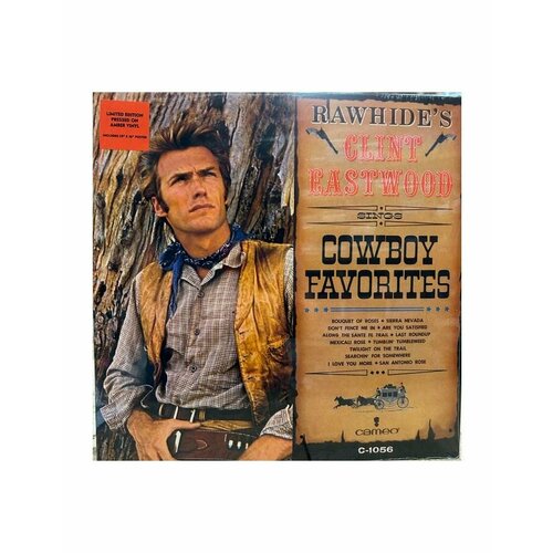 0018771210016, Виниловая пластинка Eastwood, Clint, Rawhide's Clint Eastwood Sings Cowboy Favorites (coloured)