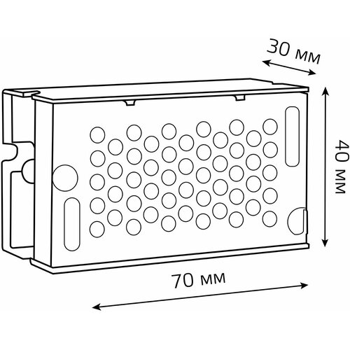 Блок питания Gauss 202003015 встраив. для лен. светод. черный