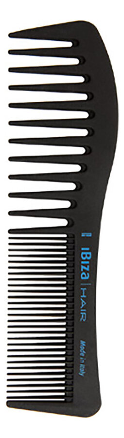 Ibiza Hair Карбоновая расческа для волос Carbon Comb Wave (волнистая)