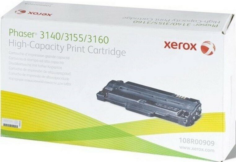 Тонер-картридж Xerox для PHASER 3140/55/60 черный (2 500 стр.)