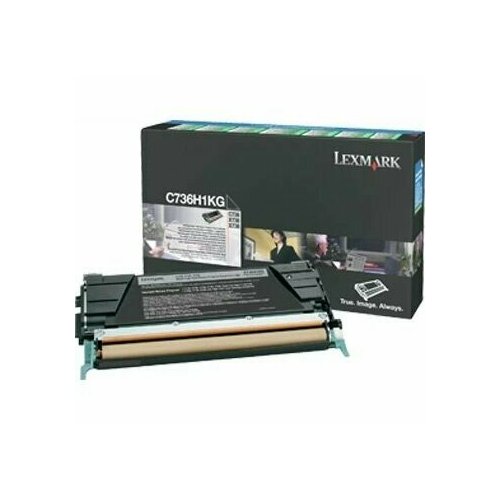 Картридж Lexmark C736H1KG BlacK lexmark x746h1kg 12000 стр черный