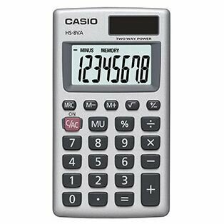 Калькулятор Casio HS-8VA-S-EP/Карманный компактный калькулятор