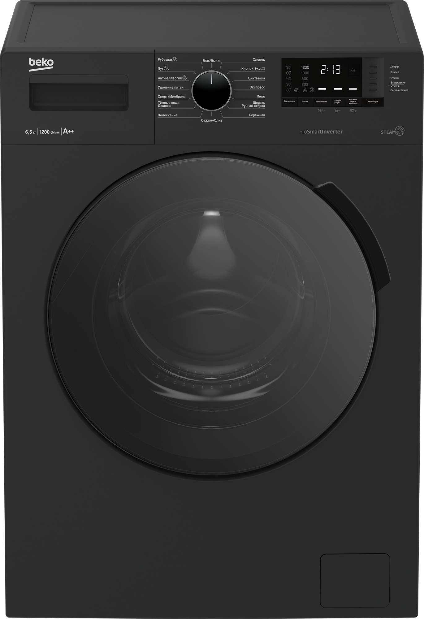 Beko WSPE6H612A, anthracite