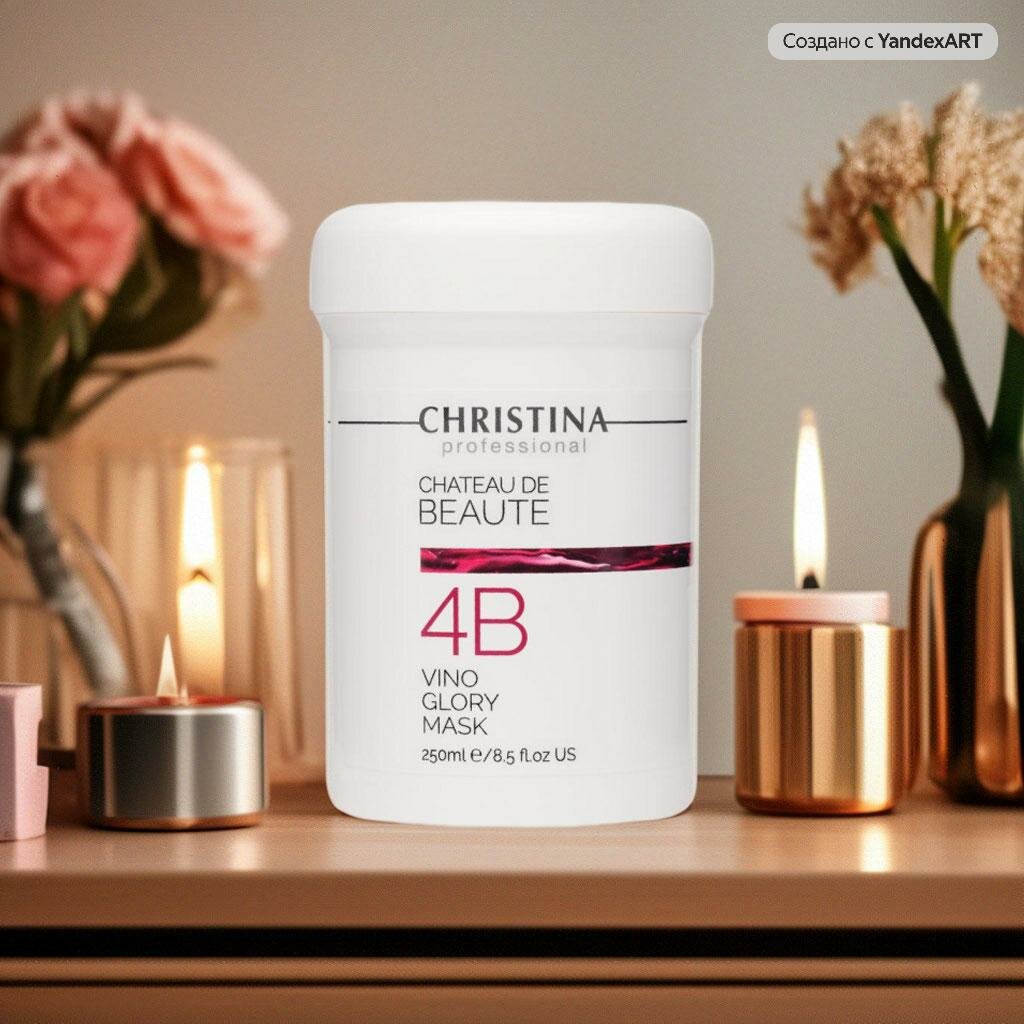 Christina Chateau de Beaute Vino Glory маска для моментального лифтинга, 250 мл