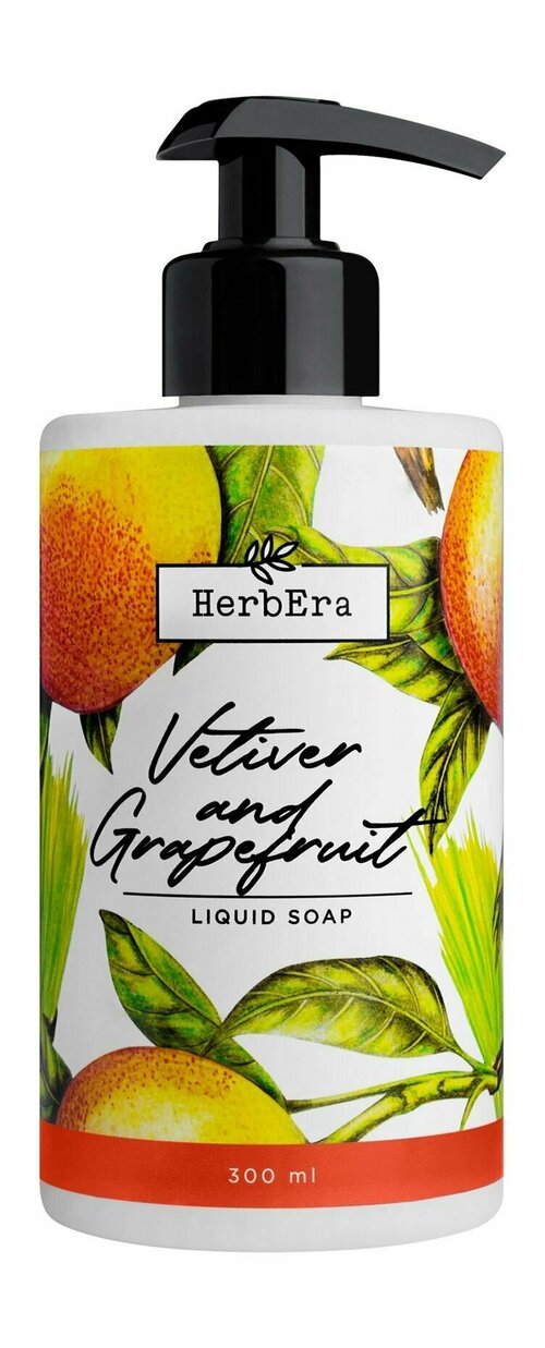 Жидкое мыло с ароматом ветивера и грейпфрута / HerbEra Vetiver and Grapefruit Liquid Soap