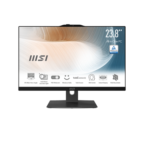 Моноблок MSI Modern AM242TP 12M Intel Core i5 1235U 1300 МГц16384 Mb512 Gb SSD238 HD 1920x1080DVD нетIntel Iris Xe GraphicsБез ОС 9S6-AE0711-697 Черный 11340000₽
