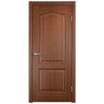 Межкомнатная дверь Палитра глухая Орех итальянский 80х200 cм - изображение