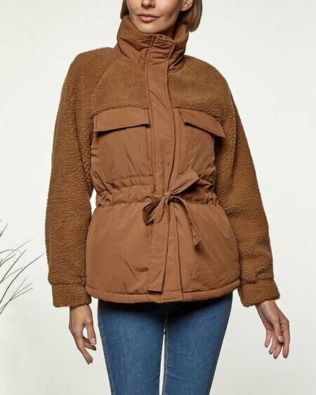 Куртка  Only, размер М, коричневый