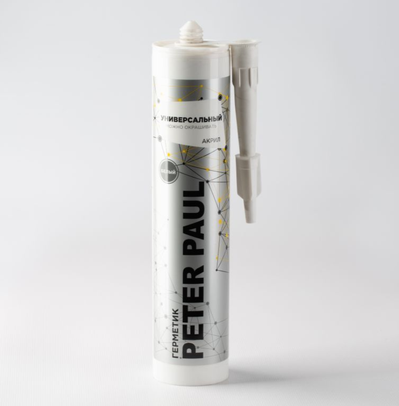 фото Герметик акриловый Peter Paul белый 300 мл