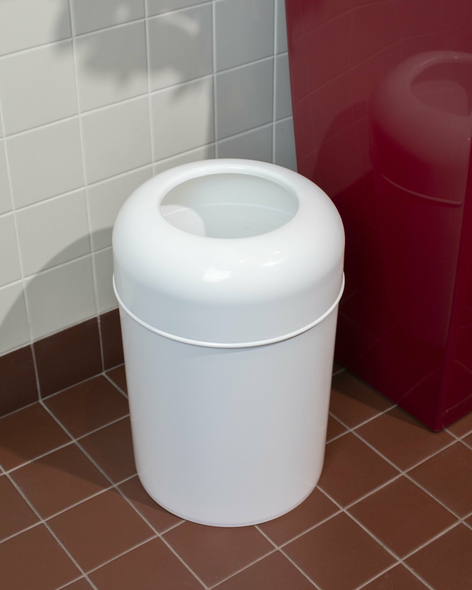 фото Ведро для мусора Luscan Professional 15 л пластик белое (26x38 см)