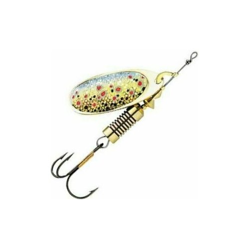 блесна dam fz standart spoon gold 6 5см 30г 5 шт Блесна Dam FZ Nature 3D Spinner Brown Trout №5 12г, 3 шт