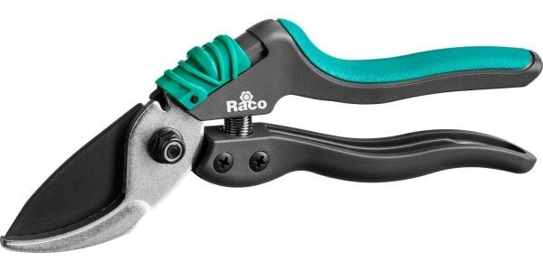 Секатор RACO S162 4206-53/S162 плоскостной 205мм эргоном.2хкомпонент. рукоят. армир. фиберглас