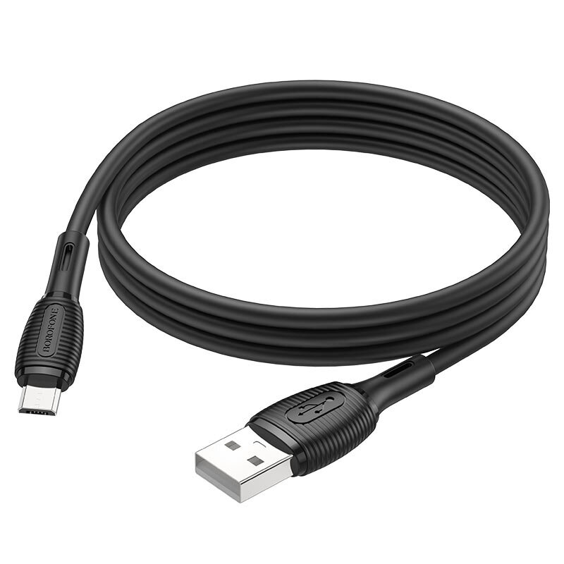 Borofone BX86 USB to micro USB ( 1 м , 2.4 А ) Оригинальный кабель — фото 1