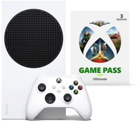 Игровая приставка Microsoft Xbox Series S 512 ГБ SSD, белый，3 месяца XGP в комплекте