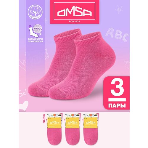 фото Носки omsa размер 35-38 (20-22), розовый