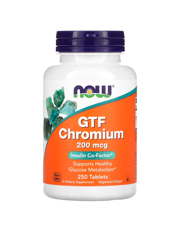 Now GTF Chromium 200 mcg 250 tabs