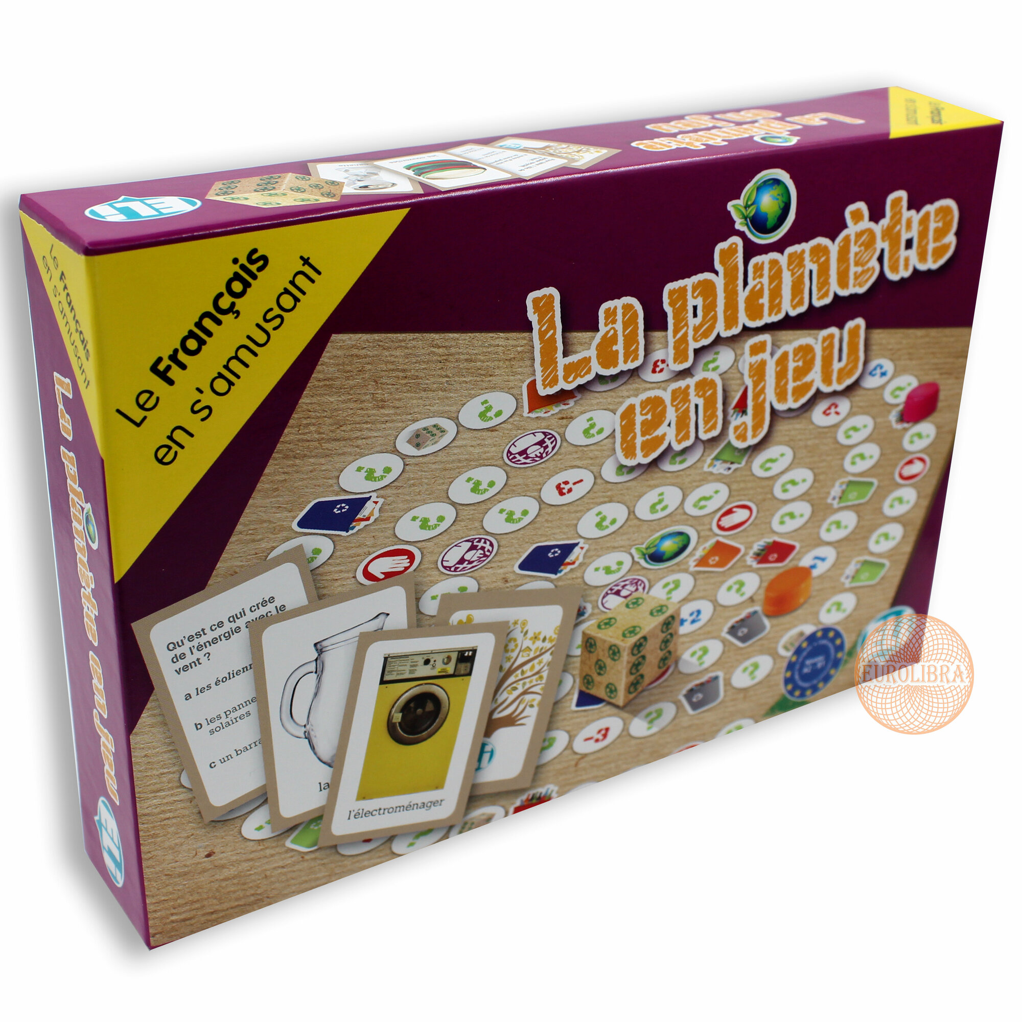 LA PLANETE EN JEU (A2-B1) / Обучающая игра на французском языке "Изучаем нашу планету" - фото №1