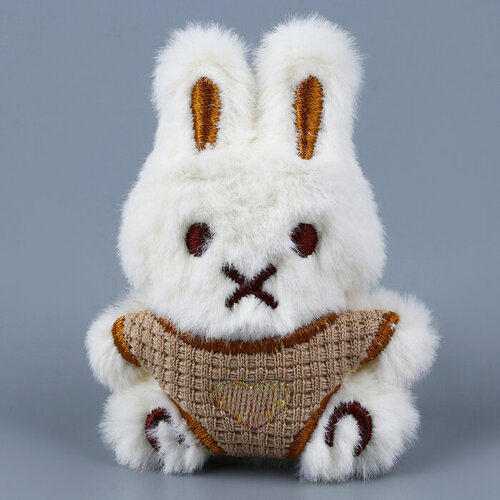 Мягкий магнит «Зайка», 8 см, цвет микс