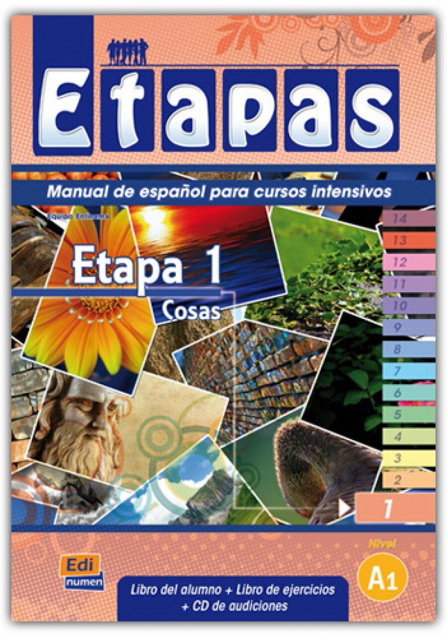 Книга Etapas 1 Alumno + Ejercicios + СD - фото №1