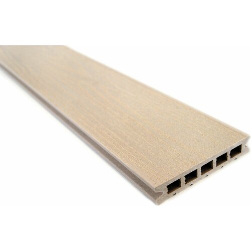 Доска террасная древесно-полимерный композит MultiDeck Pro Белая ночь 27х150х3000 мм