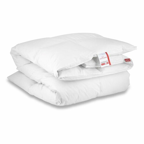 Одеяло пуховое Kauffmann SUPERIOR 155x200 теплое, зимнее 100% пух, хлопок батист