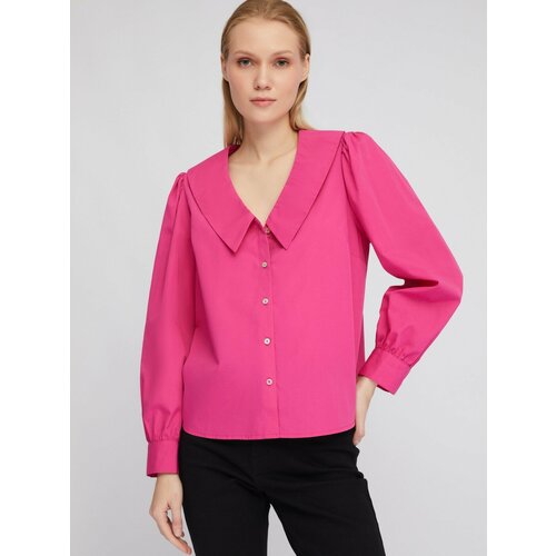 фото Рубашка zolla, размер s, фуксия