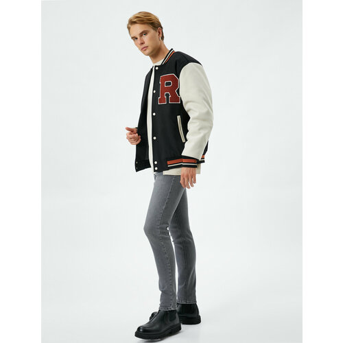 фото Джинсы koton, размер 32/30, серый