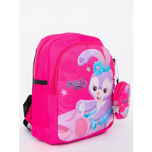 Рюкзак детский, рюкзак для детей, рюкзак для девочки, рюкзак прогулочный, рюкзак повседневный, рюкзак дошкольный, рюкзак для садика.(зайка/темно-розовый)
