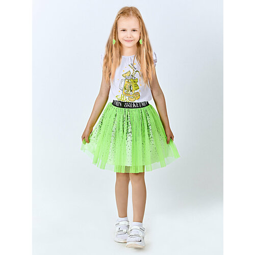 фото Юбка ketmin, размер 116-122, зеленый