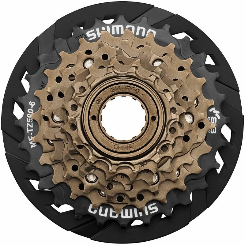 Трещотка Shimano TZ500, 7ск, 14-28, с защитой, б/уп.