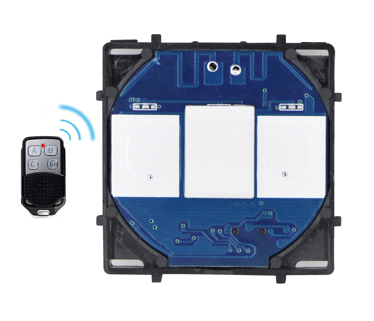фото Сенсорный модуль с радиоканалом 433МГц 2 клавиши (без панели)