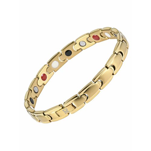 фото Браслет luxorium, турмалин, 1 шт., размер 21 см, размер l, золотой