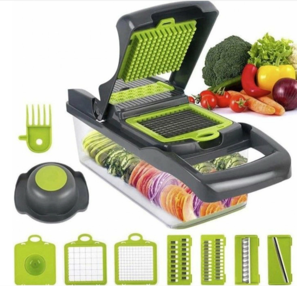 Овощерезка Veggie Slicer слайсер с контейнером 14 в 1