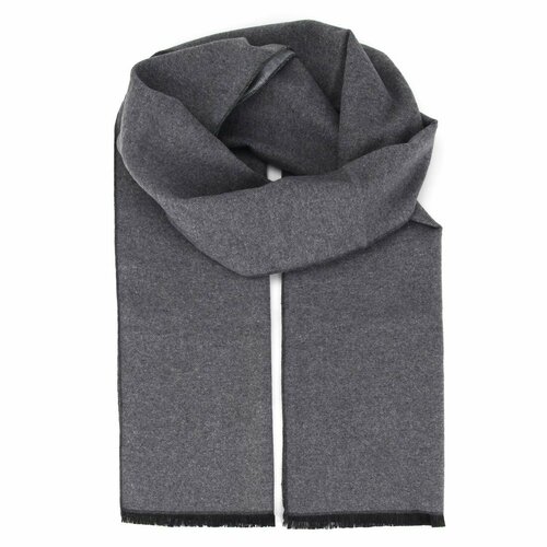 фото Шарф lekiko,183х31 см, единый, серый