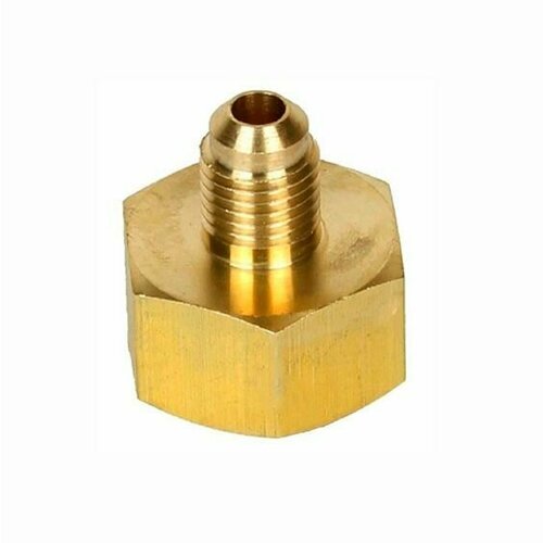 Адаптер латунный G3/4 - 1/4 SAE, штуцер резьбовой переходной G3/4 - 1/4 SAE