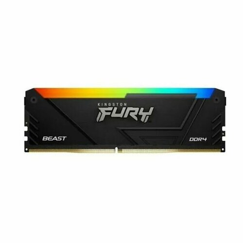 Оперативная память Kingston 16GB 3200MHz DDR4 CL16 DIMM 1Gx8 FURY Beast RGB 29985₽