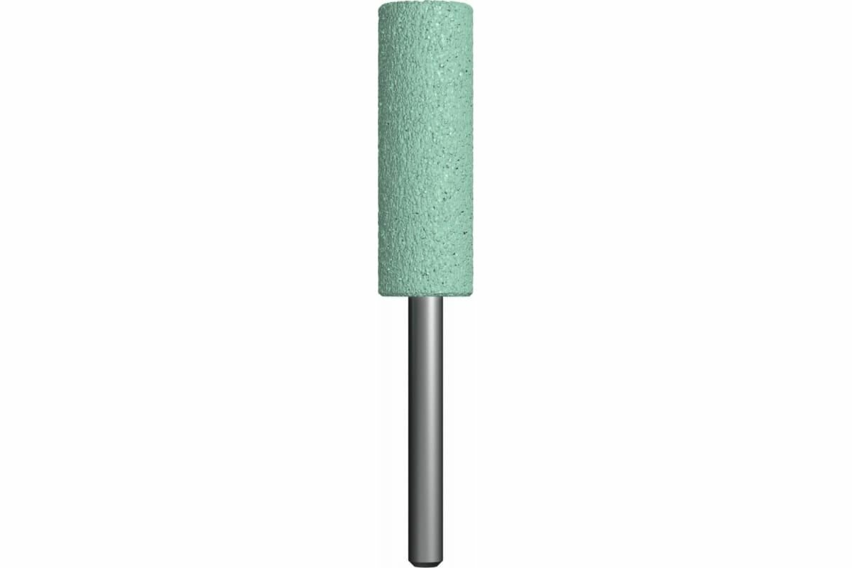 Шарошка абразивная, карбид кремниевая, цилиндрическая 16 х 50 мм, пос.6мм, Практика (641-411)