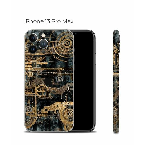 черный, золотистый