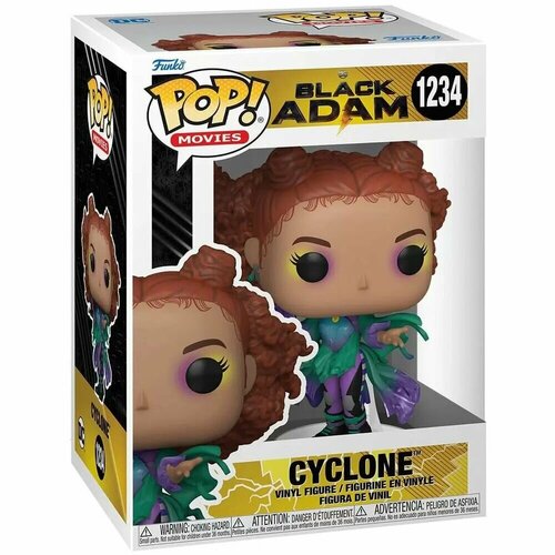 Фигурка Funko POP! Черный Адам Циклон (Cyclone) 64191 фигурка funko pop movies black adam циклон cyclone из фильма черный адам 64191 10 см