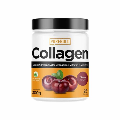 Pure Gold, Collagen, 300g (Вишня)