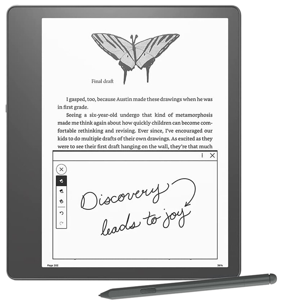 Электронная книга Amazon Kindle Scribe 64Gb Premium Pen с обложкой