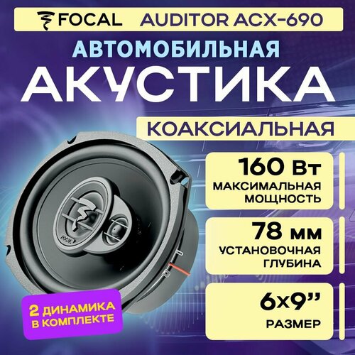 Акустика коаксиальная Focal Auditor ACX-690 1117800₽