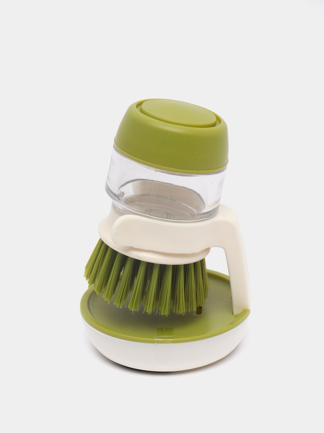 Щетка для посуды с дозатором моющего средства Цвет Зеленый