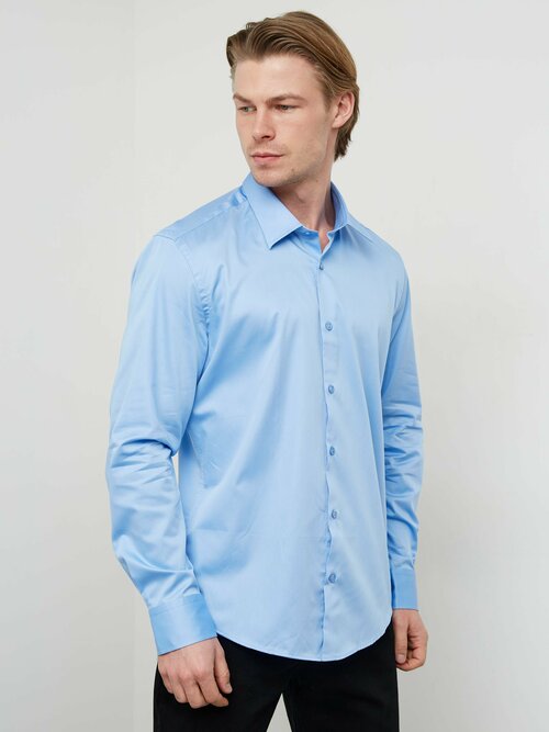 Рубашка BAWER, размер 3XL, голубой