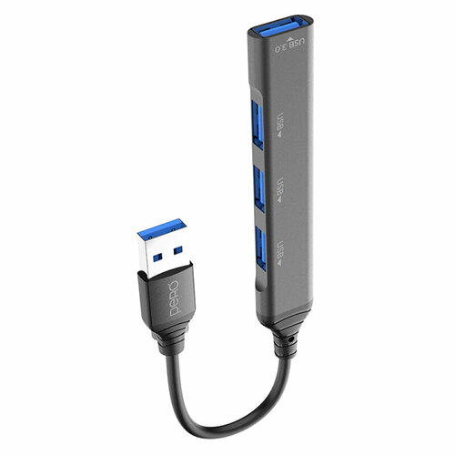 Хаб USB Pero MH01 USB-A - USB 303xUSB 20 Grey MH01GR 69600₽
