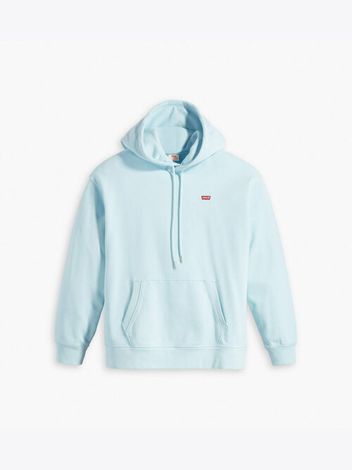 Толстовка Levis STANDARD HOODIE, размер 48, голубой