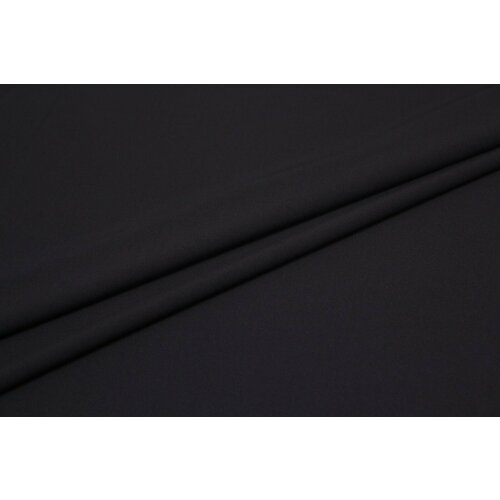 Ткань Твил костюмный стрейч, чёрно-синий , 320 г/пм, ш145см, 0,5 м ткань плательная стрейч оранжевая 220 г пм ш145см 0 5 м